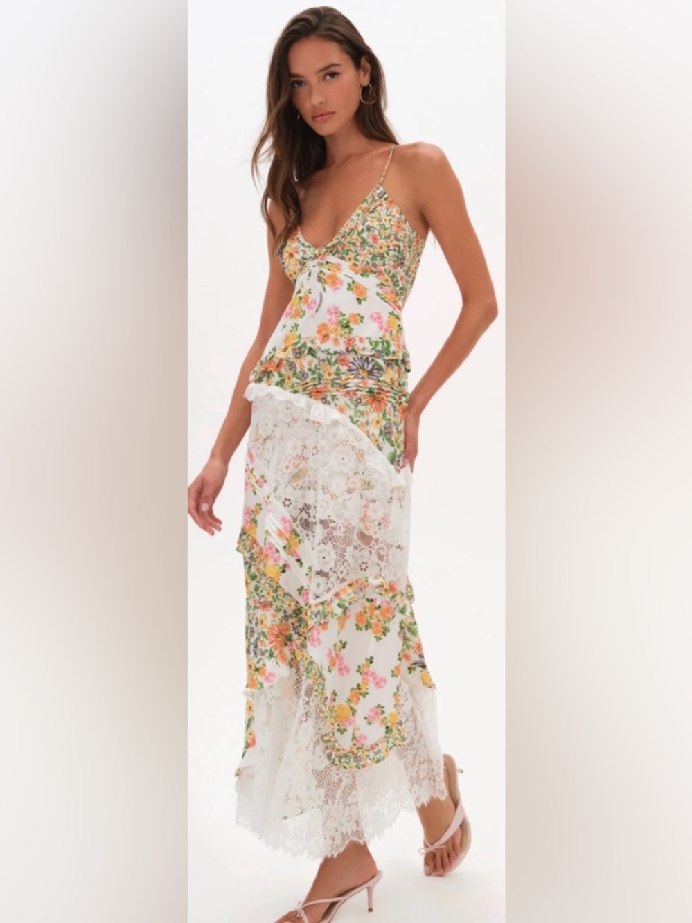 For Love And Lemons Rosalyn Maxi Dress - Picture 3 of 4